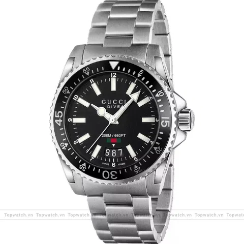 Gucci Dive YA136301 Black Men's Watch 40mm