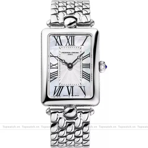 Frederique Constant Art Deco FC-200MPW2AC6B Carre Steel Watch 20.7mm