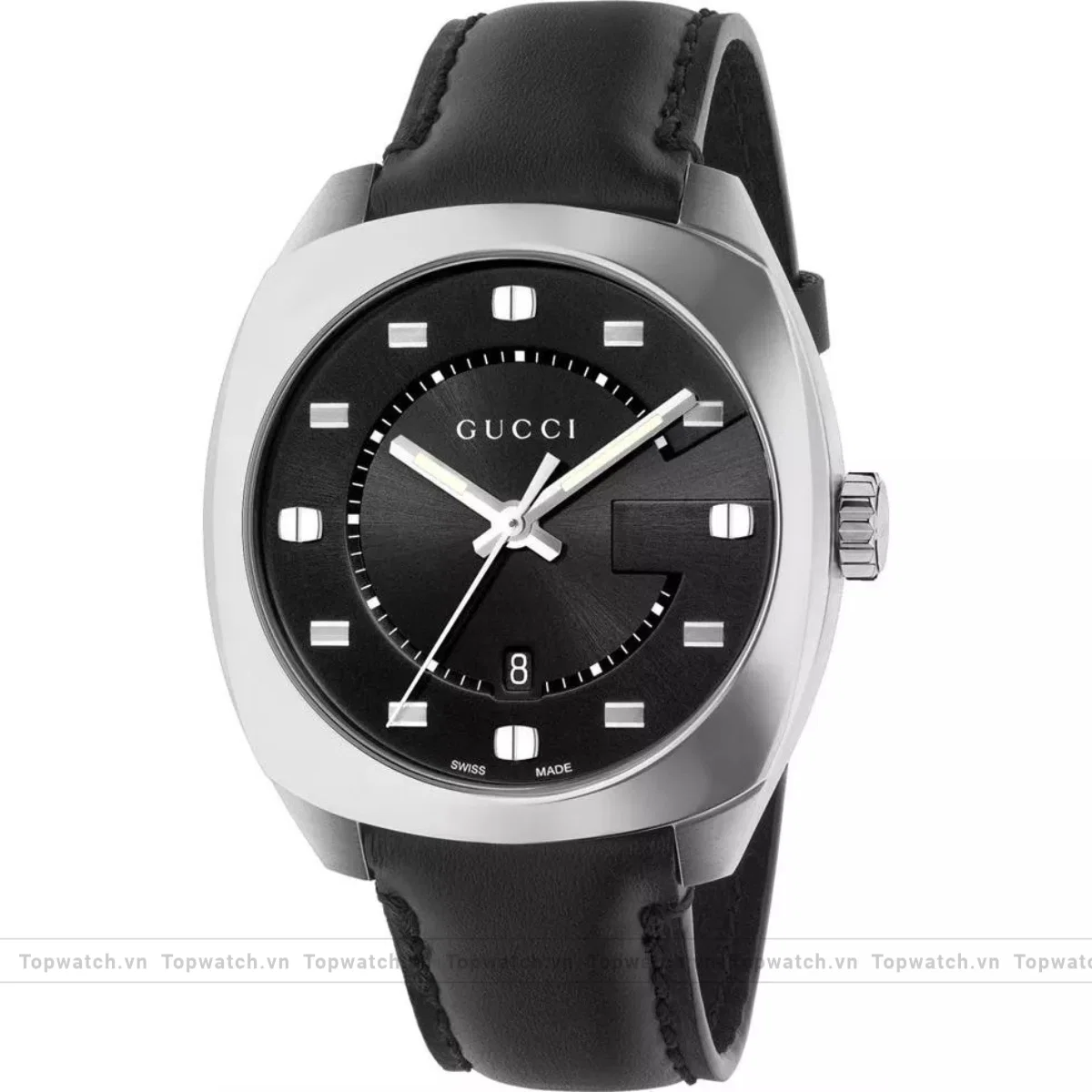 Gucci YA142307 GG2570 Black Dial Watch 41mm Gucci YA142307 GG2570 Black Dial Watch 41mm