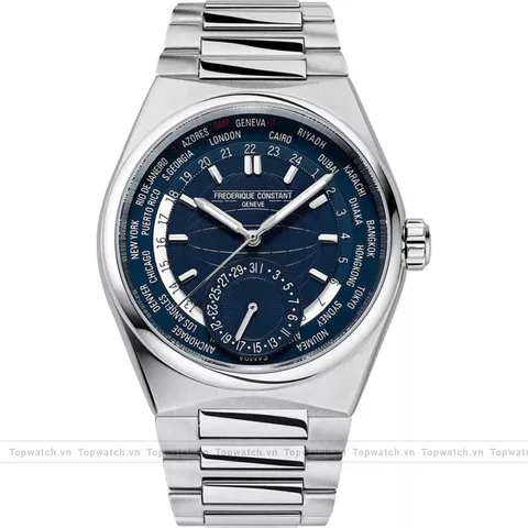 Frederique Constant Highlife FC-718N4NH6B Worldtimer Watch 41mm