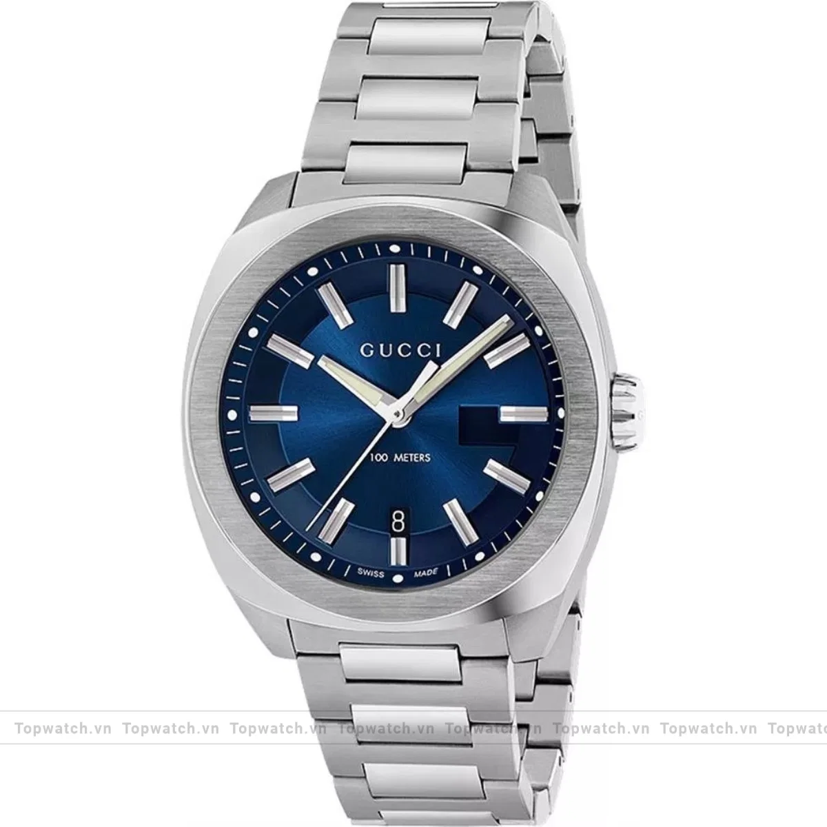 GUCCI GG2570 YA142205 XL Dark Sun Brushed Watch 44mm GUCCI GG2570 YA142205 XL Dark Sun Brushed Watch 44mm