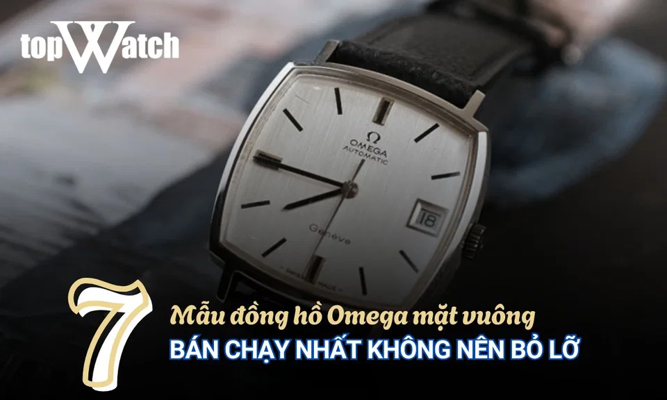 đồng hồ omega mặt vuông