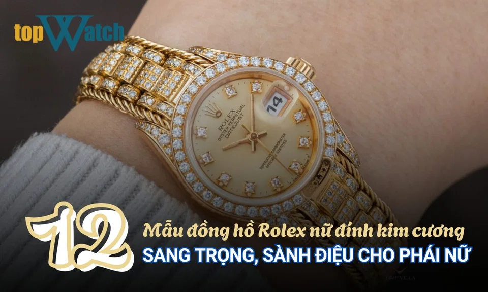 đồng hồ rolex nữ đính kim cương