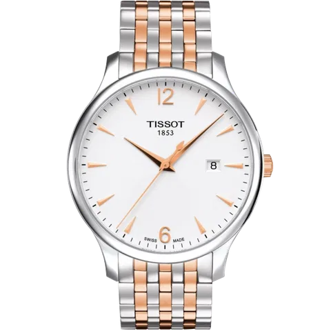 Đồng hồ Tissot Nam T063.610.22.037.01 Dây Thép Không Gỉ Mạ Vàng 42mm