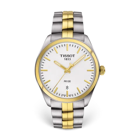 Đồng hồ Tissot Nam T101.410.22.031.00 Dây Thép Không Gỉ Mạ Vàng 39mm