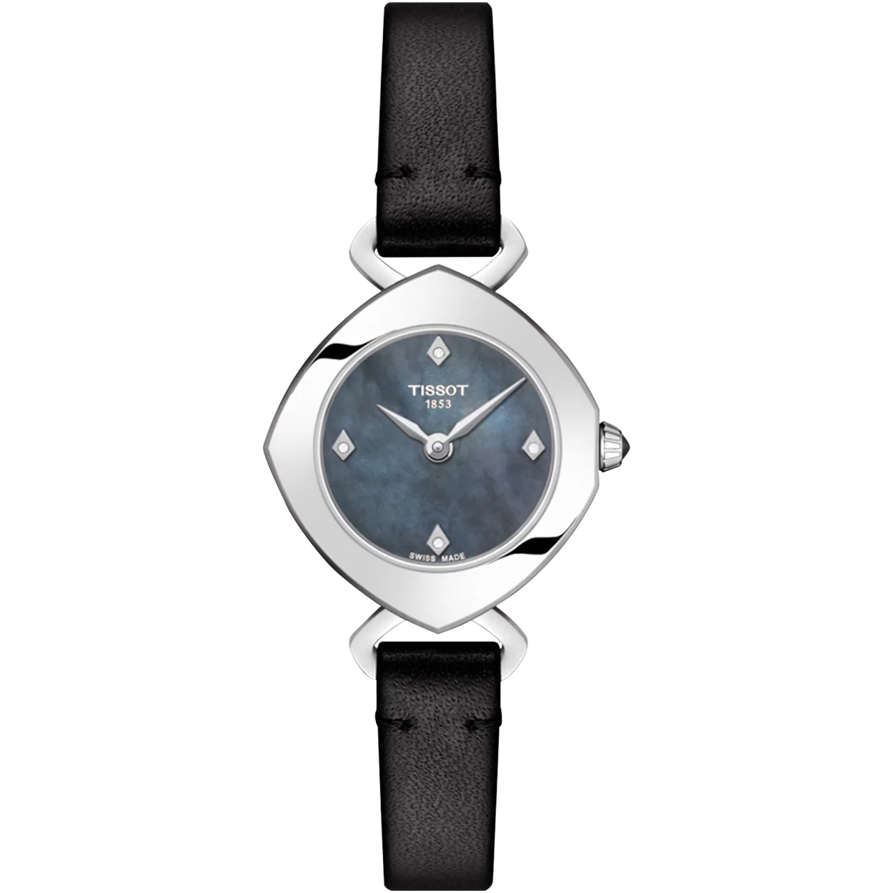 Đồng hồ Tissot Nữ T113.109.16.126.00 Dây Da 24.8mm-22.58mm Đồng hồ Tissot Nữ T113.109.16.126.00 Dây Da 24.8mm-22.58mm