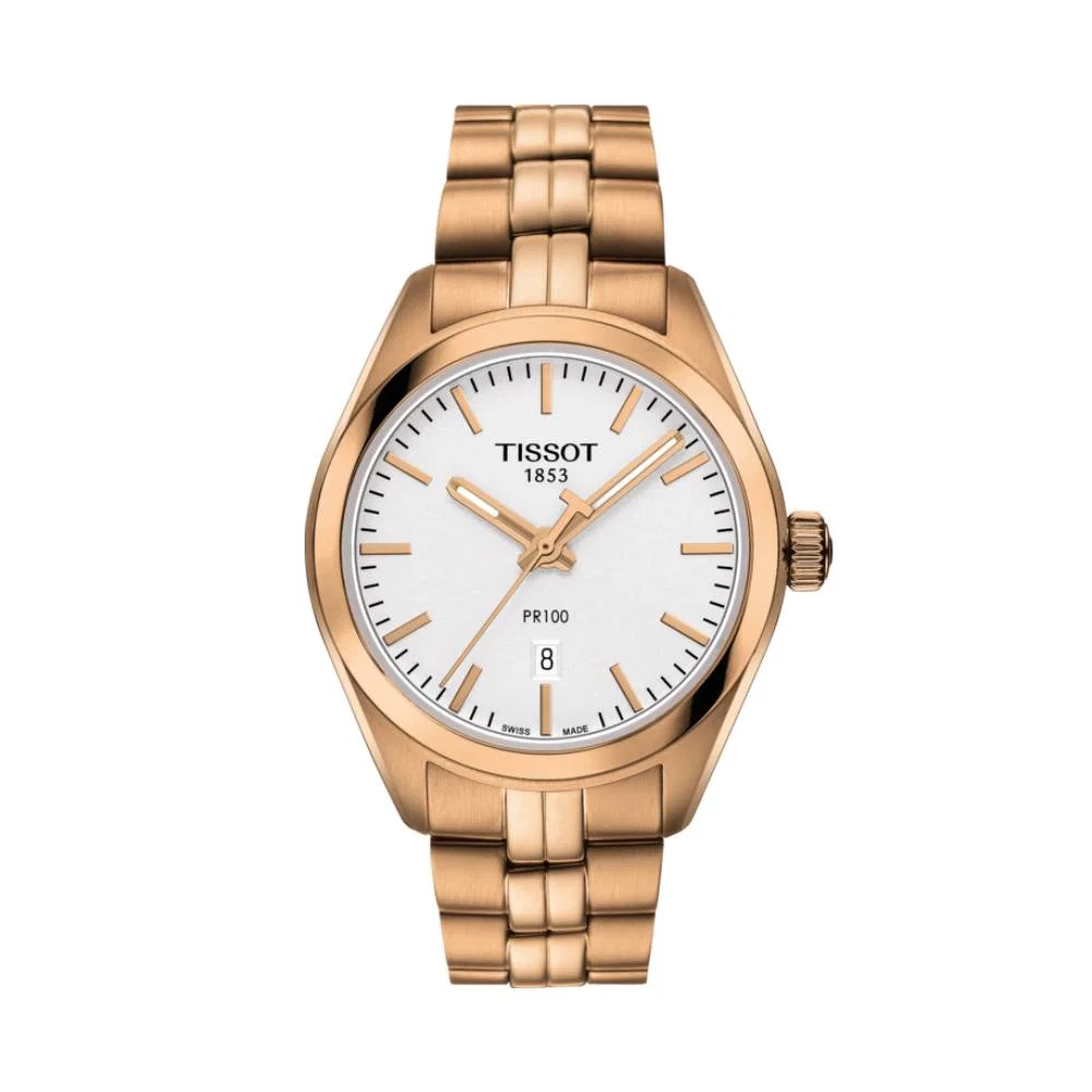 Đồng hồ Tissot Nữ T101.210.33.031.01 Dây Thép Không Gỉ Mạ Vàng 33mm Đồng hồ Tissot Nữ T101.210.33.031.01 Dây Thép Không Gỉ Mạ Vàng 33mm