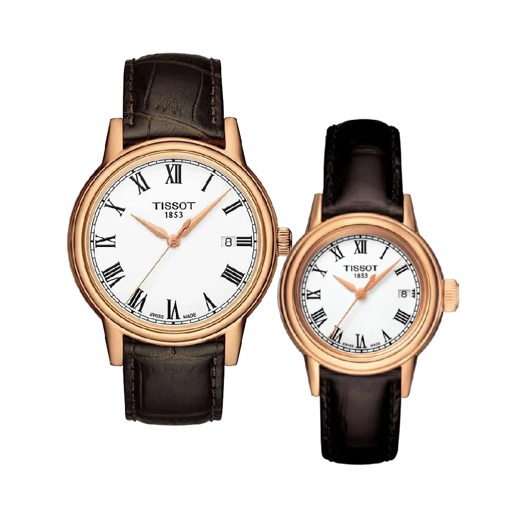 Đồng hồ Tissot Cặp T085.410.36.013.00 T085.210.36.013.00 Dây Da 40-28.5mm Đồng hồ Tissot Cặp T085.410.36.013.00 T085.210.36.013.00 Dây Da 40-28.5mm