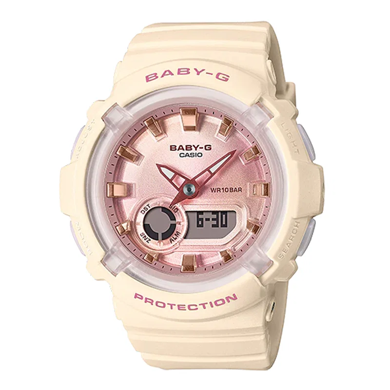 Đồng hồ Casio Unisex BGA-280-4A2DR Dây Cao Su 43.4mm Đồng hồ Casio Unisex BGA-280-4A2DR Dây Cao Su 43.4mm