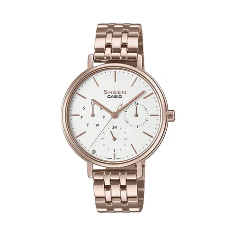 Đồng hồ Casio Unisex SHE-4541CG-7AUDF Dây Thép Không Gỉ 39.6mm