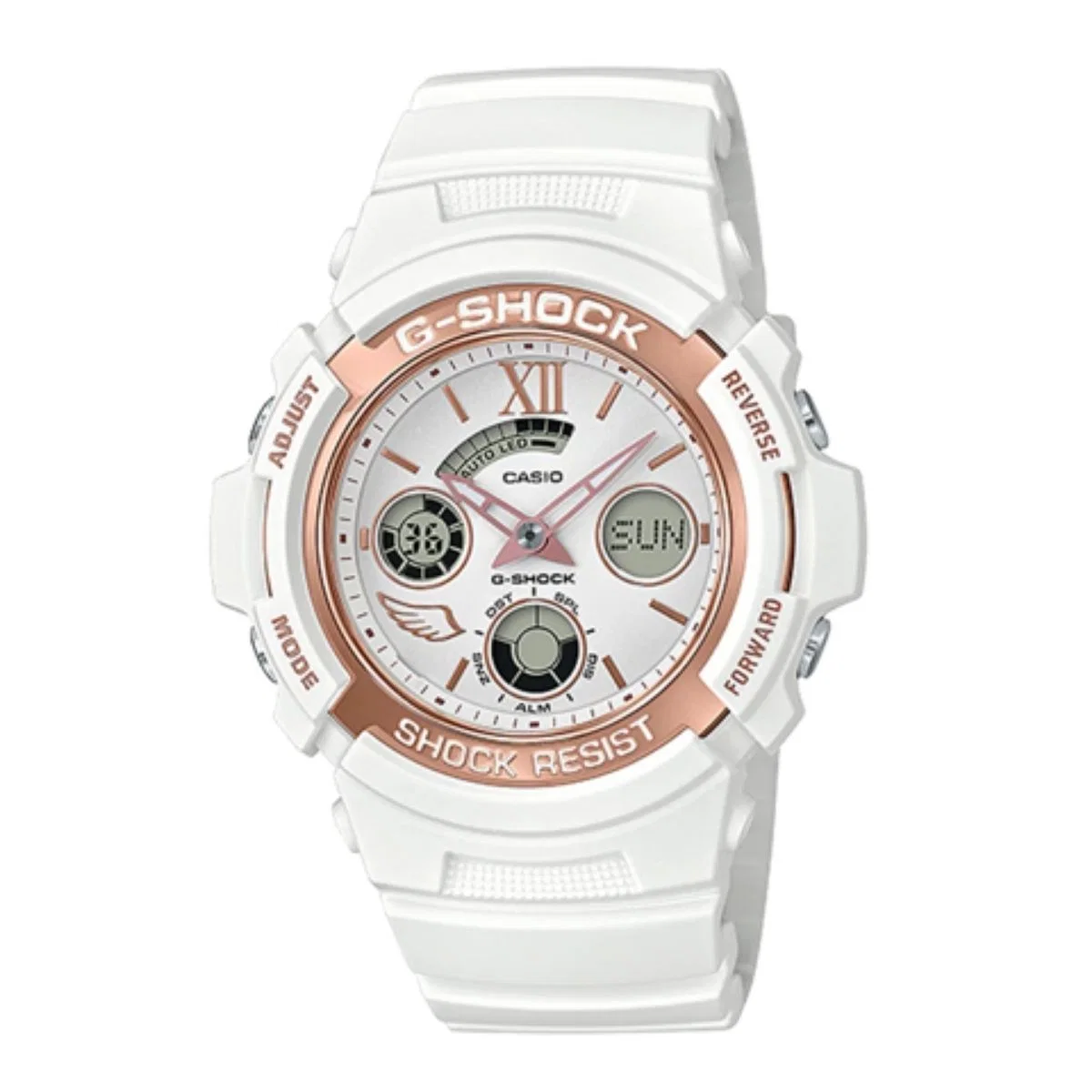 Đồng hồ Casio Unisex LOV-18A-7ADR Dây Nhựa 46.6mm Đồng hồ Casio Unisex LOV-18A-7ADR Dây Nhựa 46.6mm