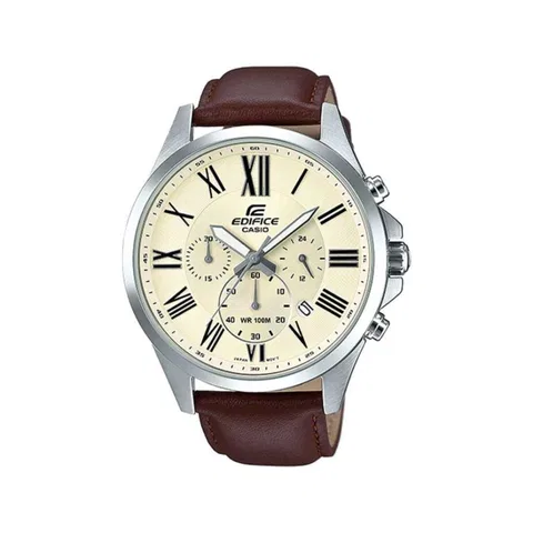 Đồng Hồ Casio Nam EFV-500L-7AVUDF Dây Da 47mm