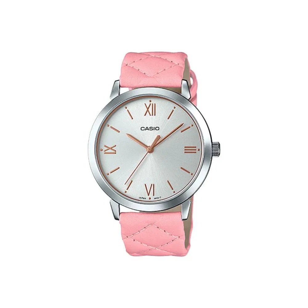 Đồng Hồ Casio Nữ LTP-E153L-4ADF Dây Da 31mm Đồng Hồ Casio Nữ LTP-E153L-4ADF Dây Da 31mm