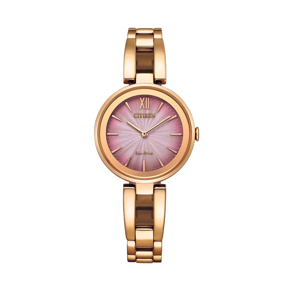 Đồng hồ Citizen Nữ EM0809-83Z Dây Kim Loại 28mm Đồng hồ Citizen Nữ EM0809-83Z Dây Kim Loại 28mm