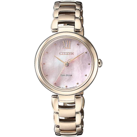Đồng hồ Citizen Nữ EM0533-82Y Dây Thép Không Gỉ 29mm