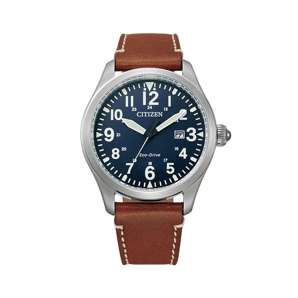 Đồng hồ Citizen Nam BM6838-33L Dây Da 42mm Đồng hồ Citizen Nam BM6838-33L Dây Da 42mm