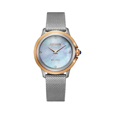 Đồng hồ Citizen Nữ EM0796-59Y Dây Mesh 32mm