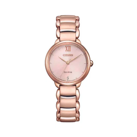 Đồng hồ Citizen Nữ EM0922-81X Dây Thép Không Gỉ 28mm