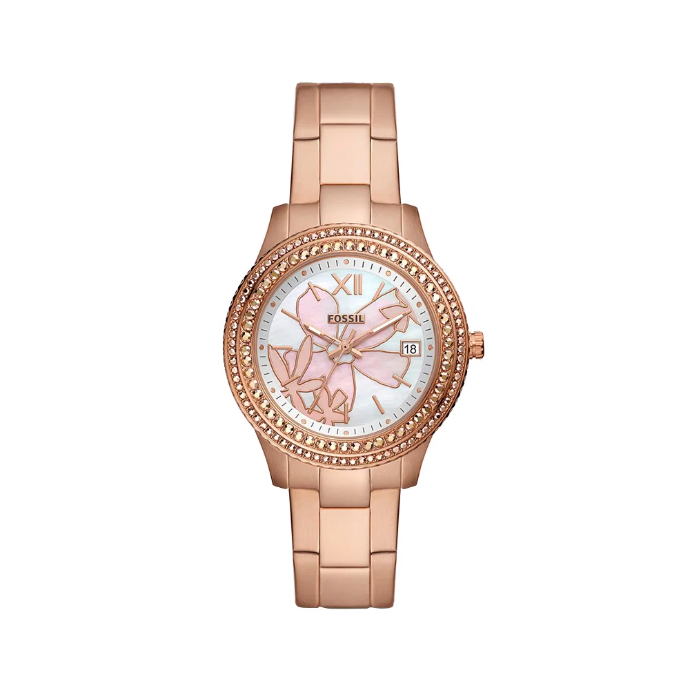 Đồng hồ Fossil Nữ ES5192 Dây Thép Không Gỉ 37mm Đồng hồ Fossil Nữ ES5192 Dây Thép Không Gỉ 37mm