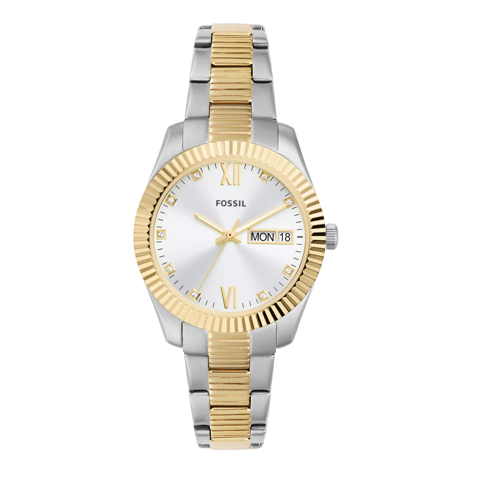 Đồng hồ Fossil Nữ ES5198 Dây Kim Loại 32mm Đồng hồ Fossil Nữ ES5198 Dây Kim Loại 32mm