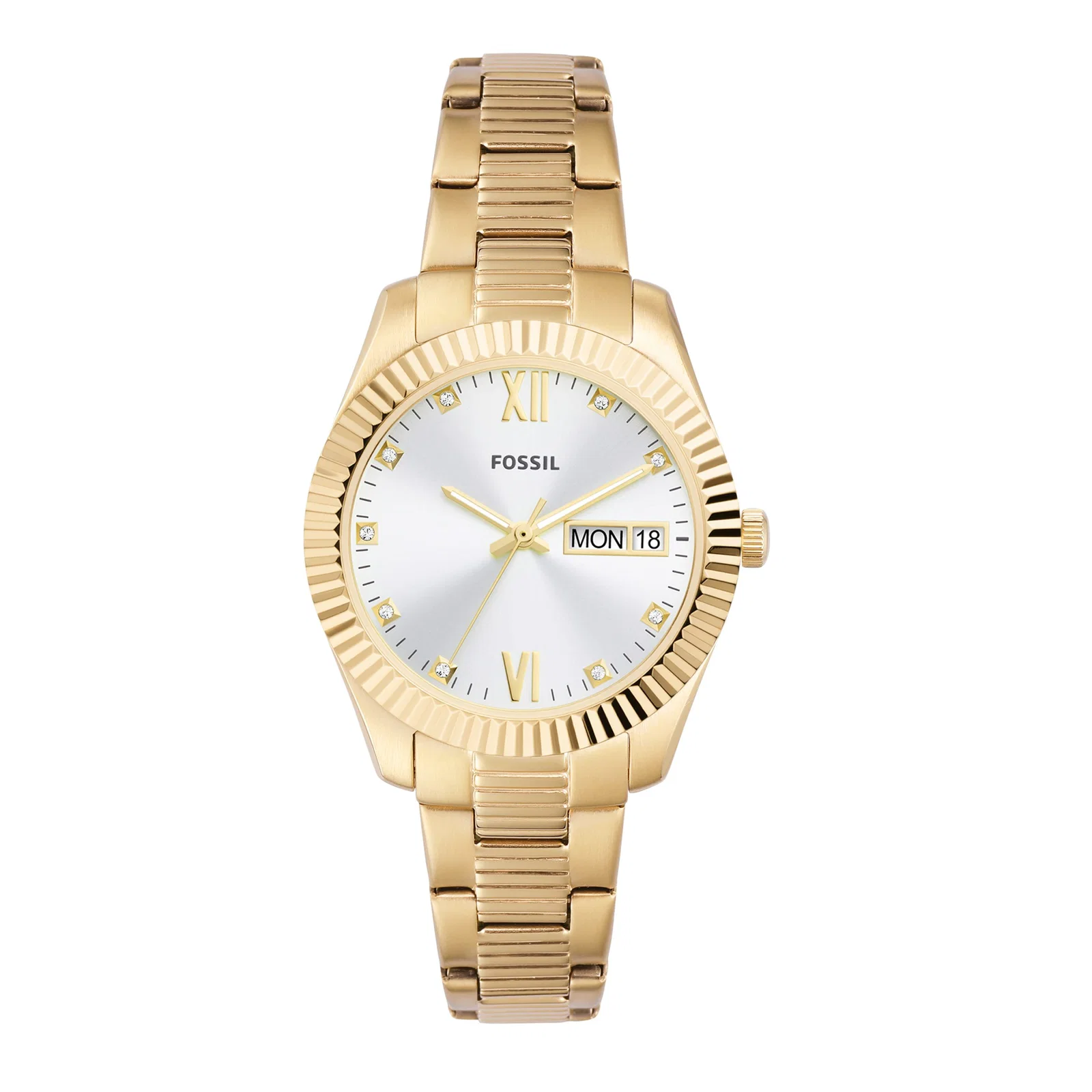 Đồng hồ Fossil Nữ ES5199 Dây Kim Loại 32mm Đồng hồ Fossil Nữ ES5199 Dây Kim Loại 32mm