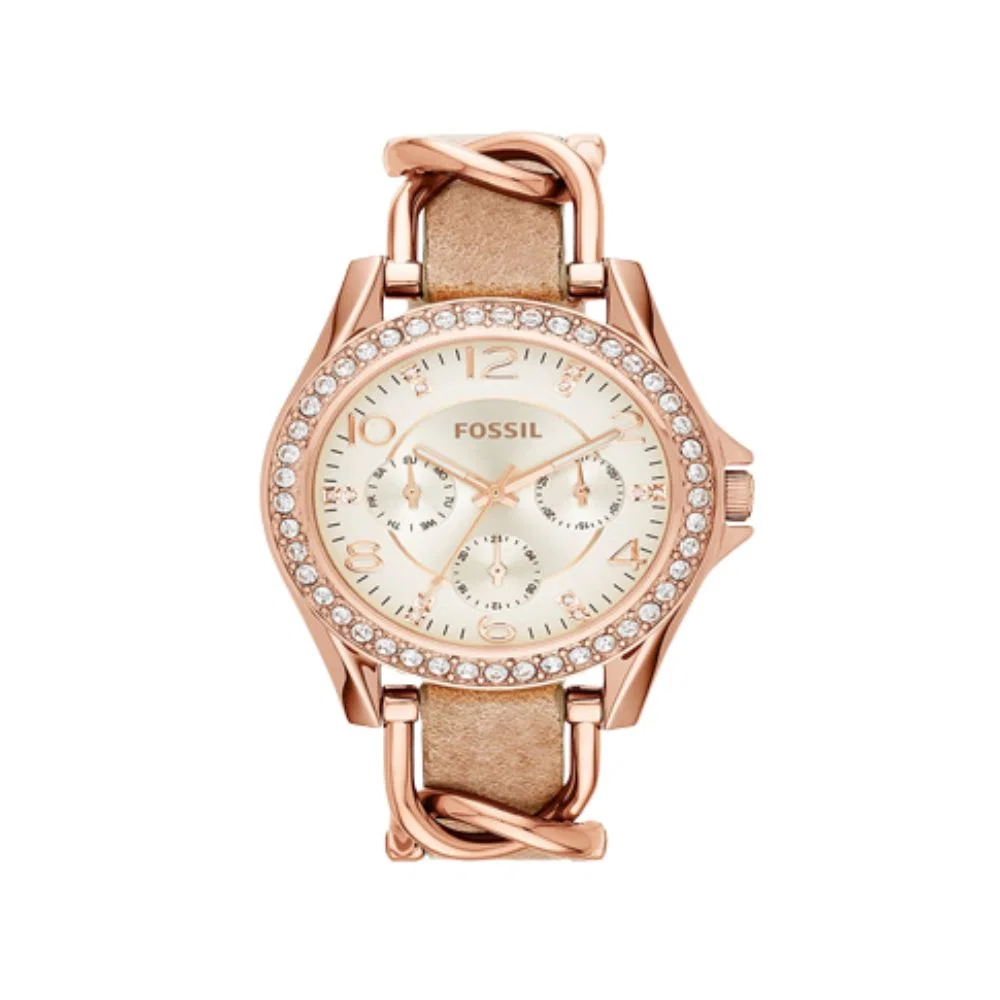 Đồng hồ Fossil Nữ ES3466 Dây Da 38mm Đồng hồ Fossil Nữ ES3466 Dây Da 38mm