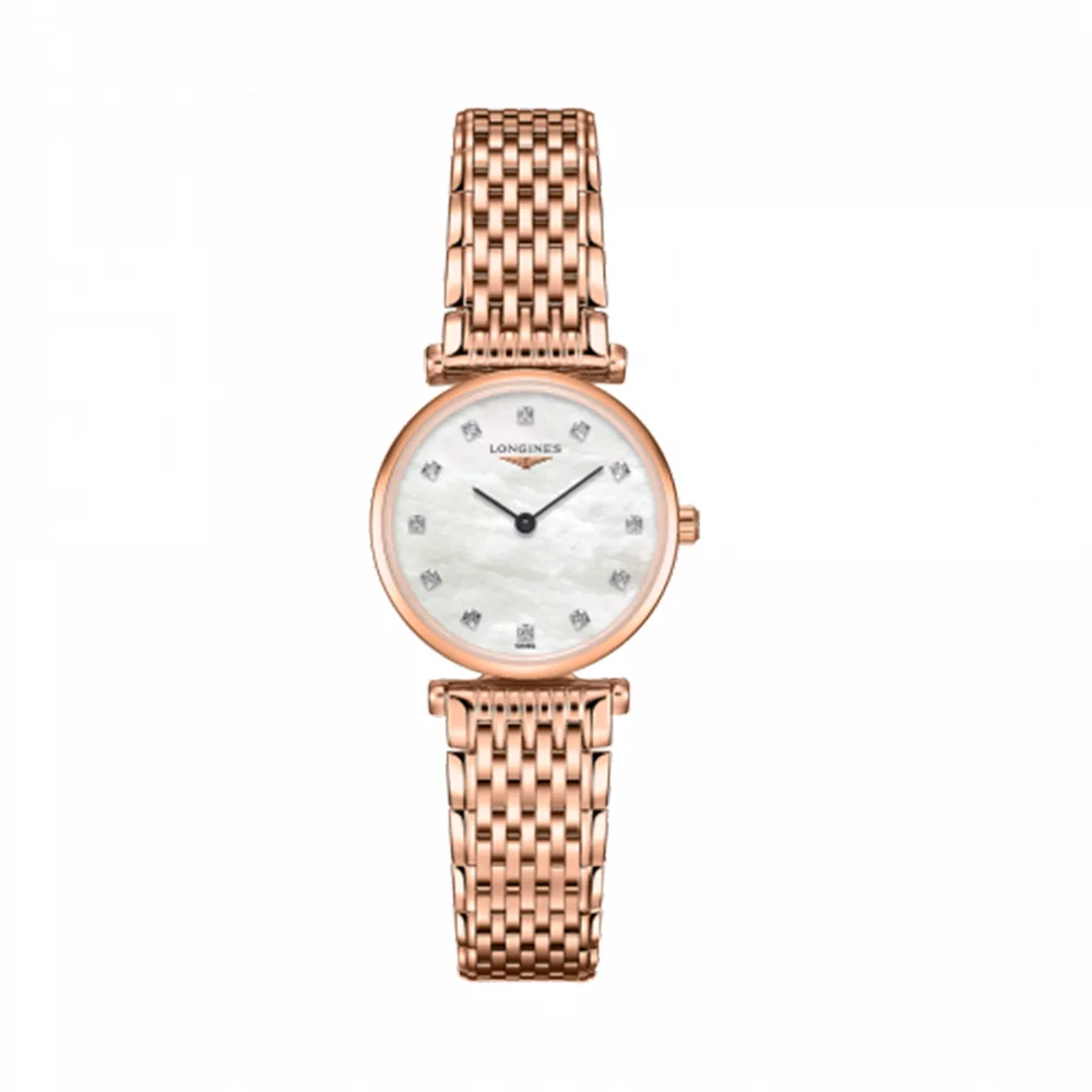 Đồng hồ Longines Nữ L4.209.1.97.8 Dây Kim Loại 24mm Đồng hồ Longines Nữ L4.209.1.97.8 Dây Kim Loại 24mm