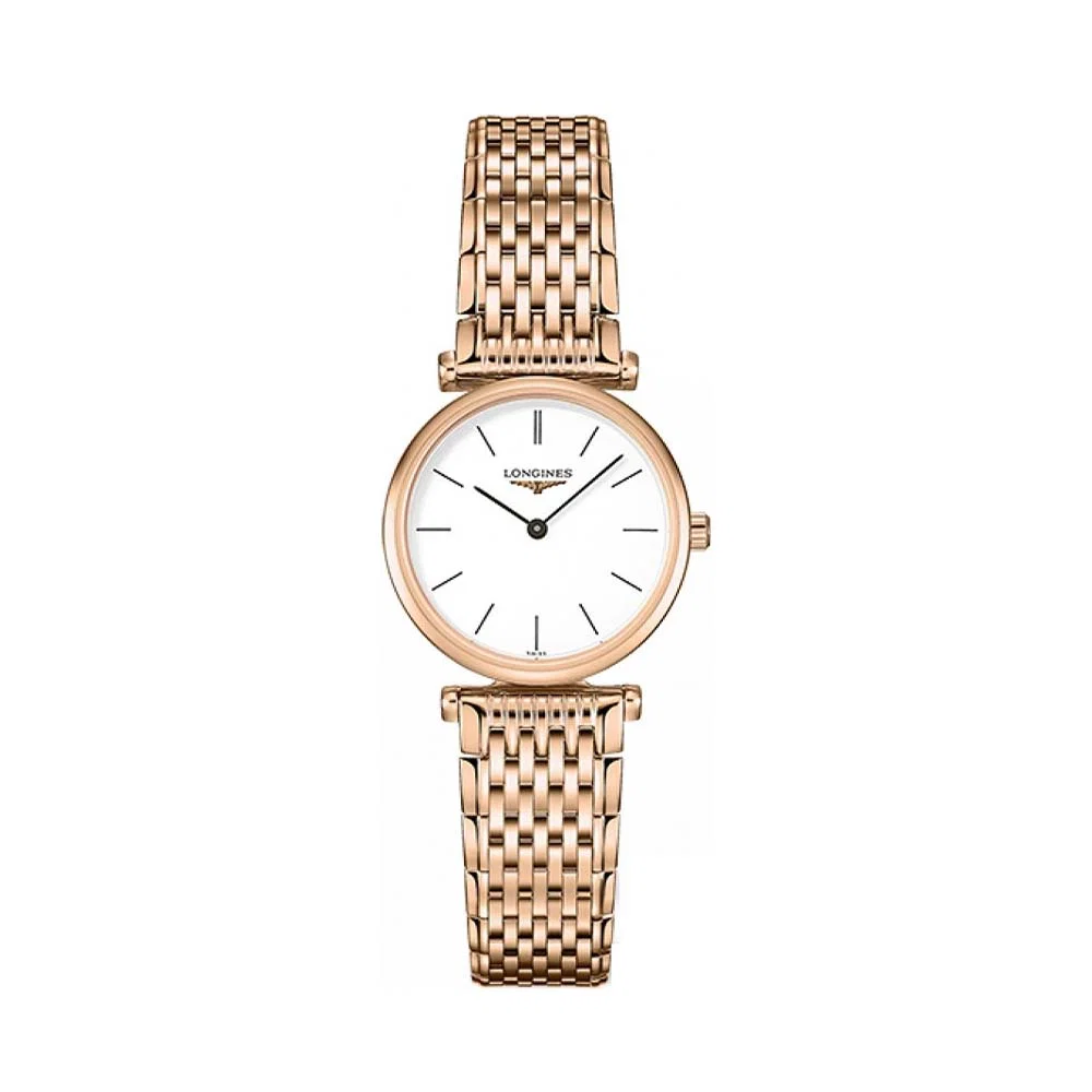 Đồng hồ Longines Nữ L4.209.1.92.8 Dây Kim Loại 24mm Đồng hồ Longines Nữ L4.209.1.92.8 Dây Kim Loại 24mm