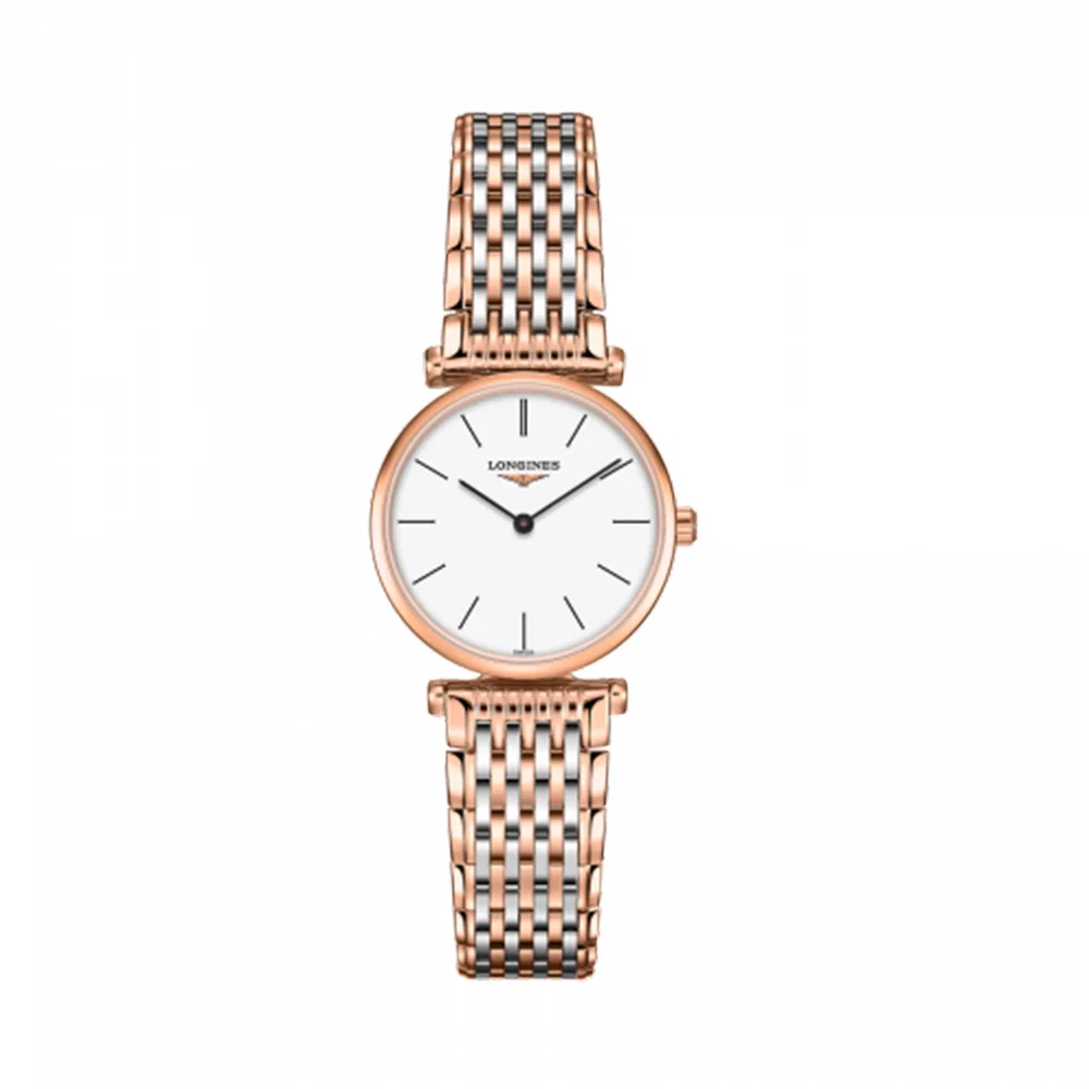 Đồng hồ Longines Nữ L4.209.1.92.7 Dây Kim Loại 24mm Đồng hồ Longines Nữ L4.209.1.92.7 Dây Kim Loại 24mm
