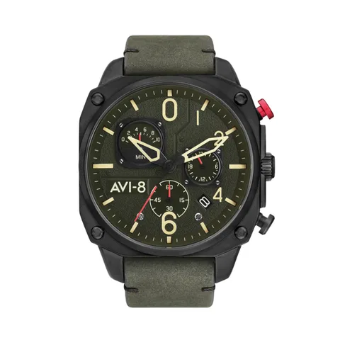 Đồng hồ AVI-8 Nam AV-4052-08 Dây Da 45mm