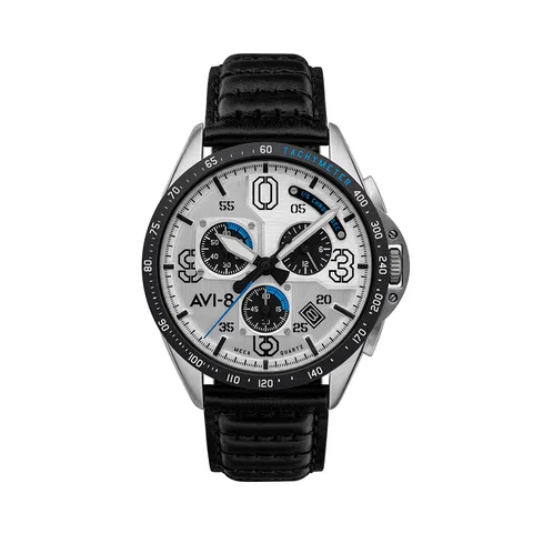 Đồng hồ AVI-8 Nam AV-4077-01 Dây Da 43mm