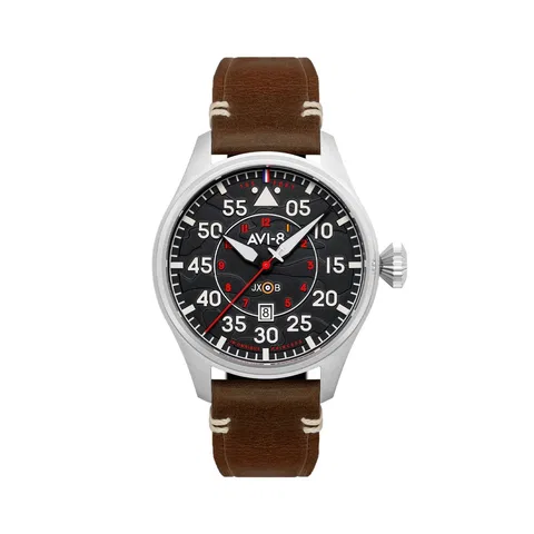 Đồng hồ AVI-8 Nam AV-4097-01 Dây Da 46mm
