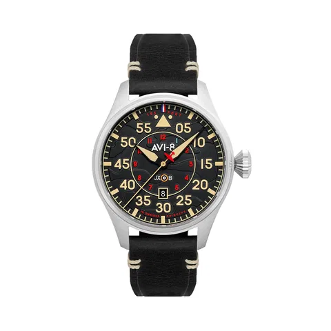 Đồng hồ AVI-8 Nam AV-4097-03 Dây Da 46mm