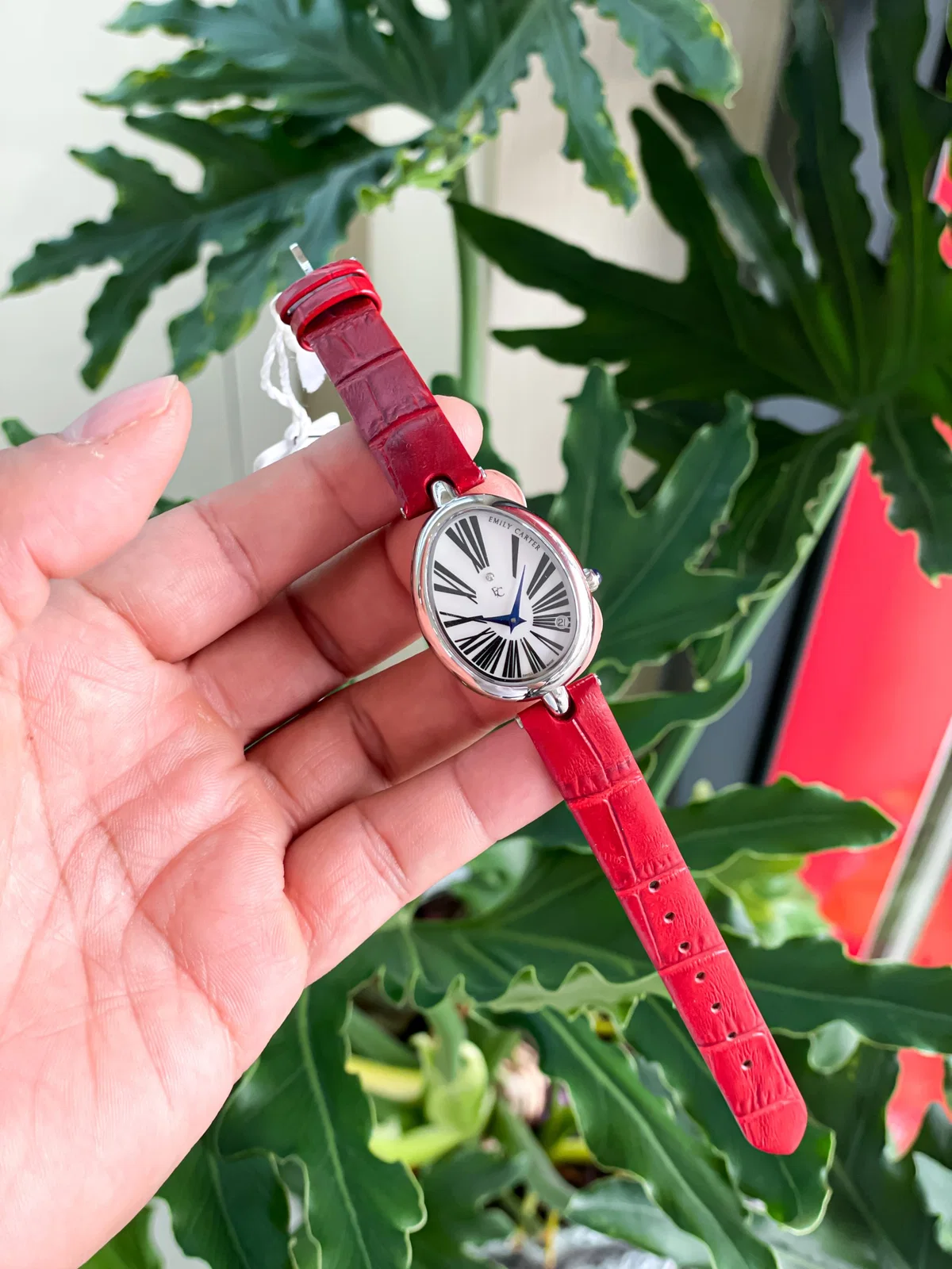 Đồng hồ Emily Carter Nữ ECO38QSS15CR Dây Da 28x22mm Đồng hồ Emily Carter Nữ ECO38QSS15CR Dây Da 28x22mm