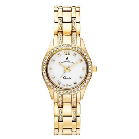 Đồng hồ Jacques du Manoir Nữ BAG.01 Dây Thép Không Gỉ 30mm