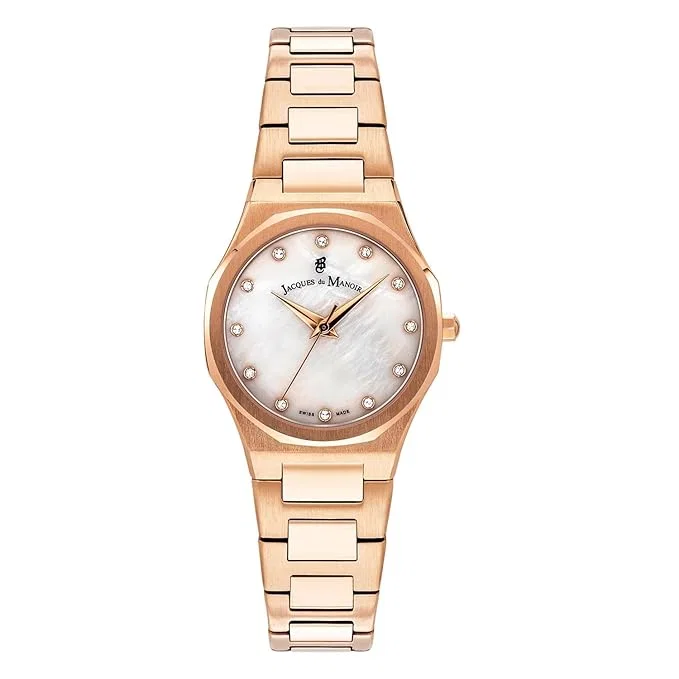 Đồng hồ Jacques du Manoir Nữ JWL01004 Dây Thép Không Gỉ 28mm Đồng hồ Jacques du Manoir Nữ JWL01004 Dây Thép Không Gỉ 28mm