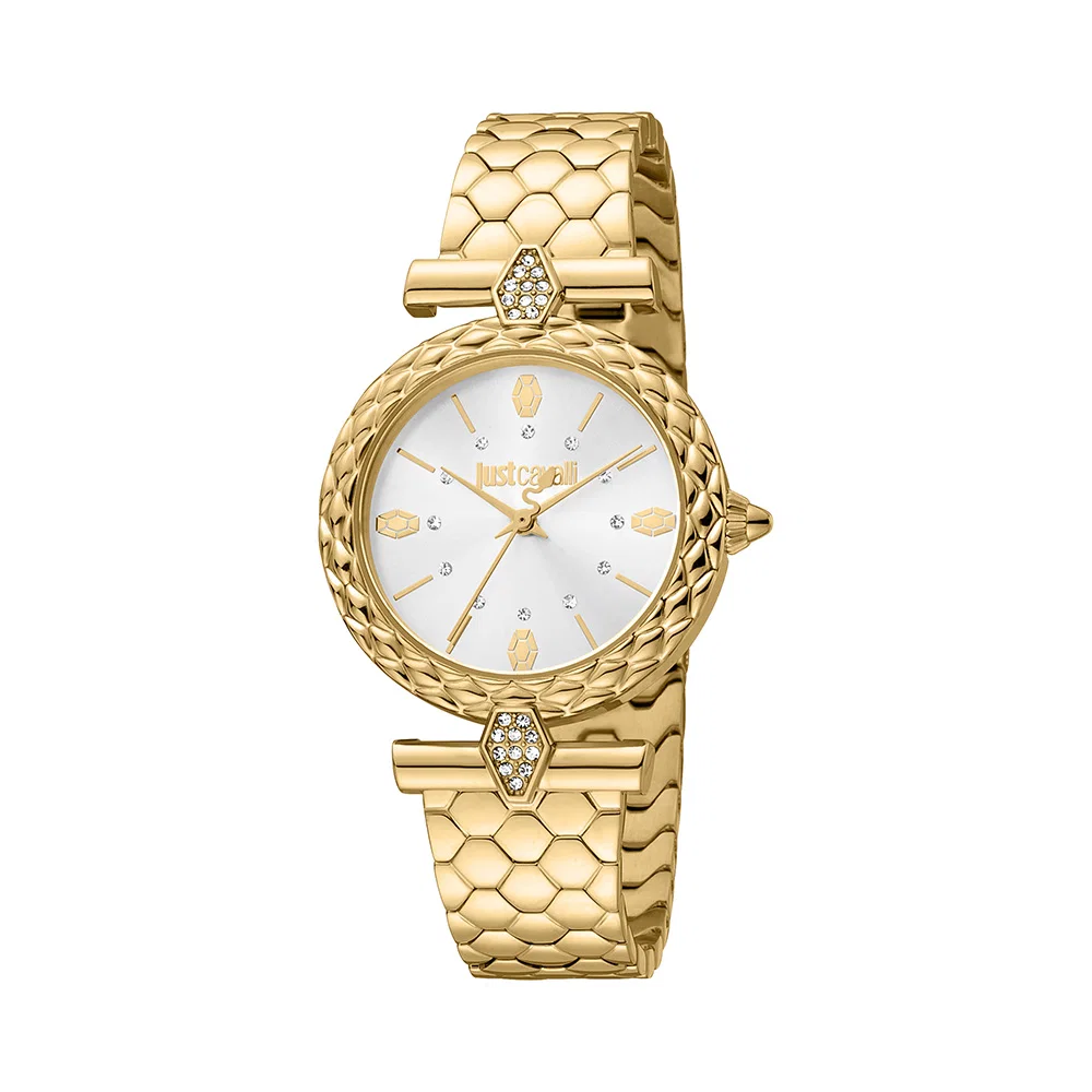 Đồng hồ Just Cavalli Nữ JC1L213M0055 Dây Kim Loại 32mm Đồng hồ Just Cavalli Nữ JC1L213M0055 Dây Kim Loại 32mm