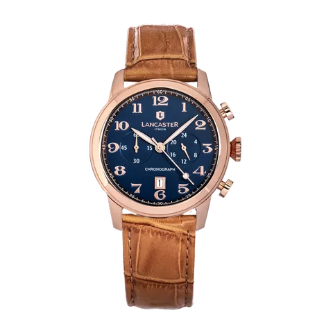 Đồng hồ Lancaster Nam OLA0685L/RG/BL/MR Dây Da 42mm