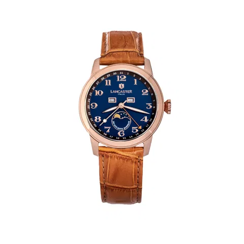 Đồng hồ Lancaster Nam OLA0686L/RG/BL/MR Dây Da 42mm