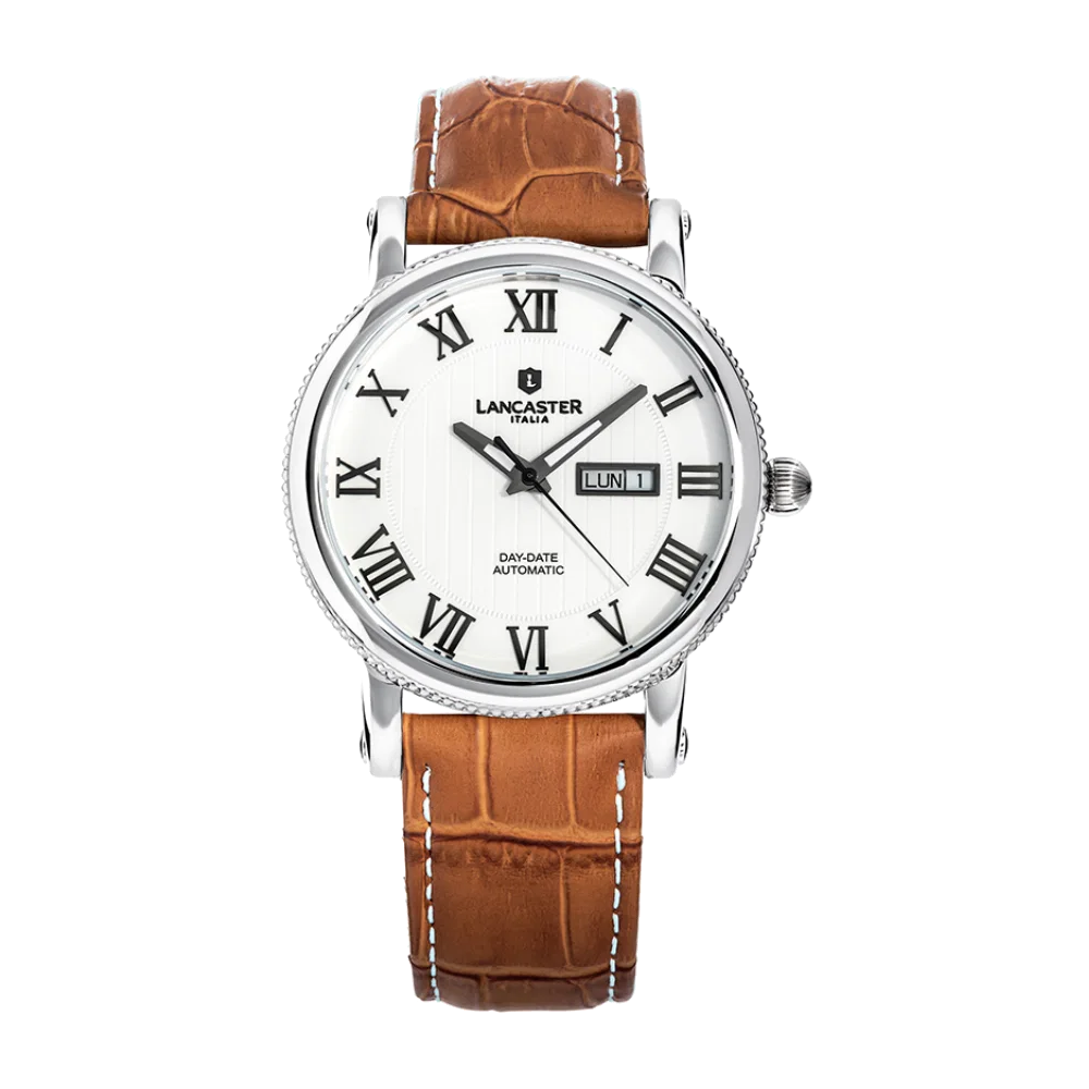 Đồng hồ Lancaster Nam OLA0691L/SS/BN/MR Dây Da 44mm Đồng hồ Lancaster Nam OLA0691L/SS/BN/MR Dây Da 44mm