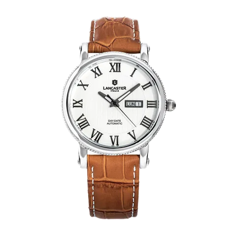 Đồng hồ Lancaster Nam OLA0691L/SS/BN/MR Dây Da 44mm