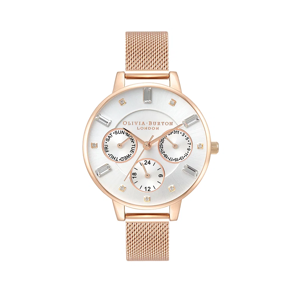 Đồng hồ Olivia Burton Nữ OB16CG99 Dây Mesh 34mm Đồng hồ Olivia Burton Nữ OB16CG99 Dây Mesh 34mm