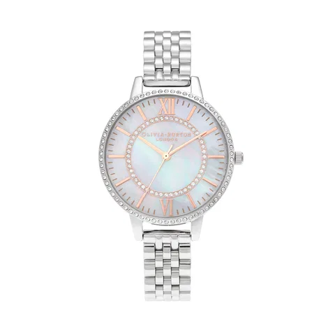 Đồng hồ Olivia Burton Nữ OB16WD91 Dây Thép Không Gỉ 34mm