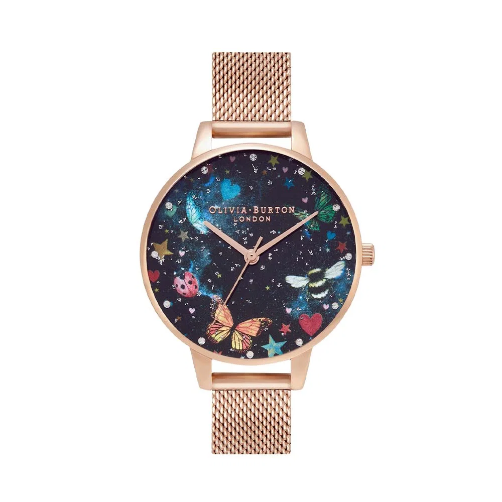Đồng hồ Olivia Burton Nữ OB16WG90 Dây Mesh 34mm Đồng hồ Olivia Burton Nữ OB16WG90 Dây Mesh 34mm