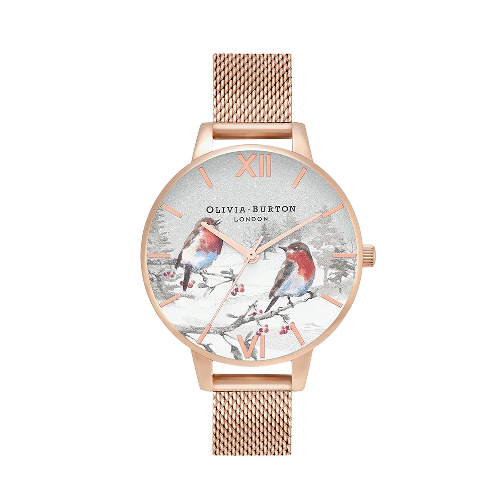 Đồng hồ Olivia Burton Nữ OB16WL93 Dây Mesh 34mm Đồng hồ Olivia Burton Nữ OB16WL93 Dây Mesh 34mm