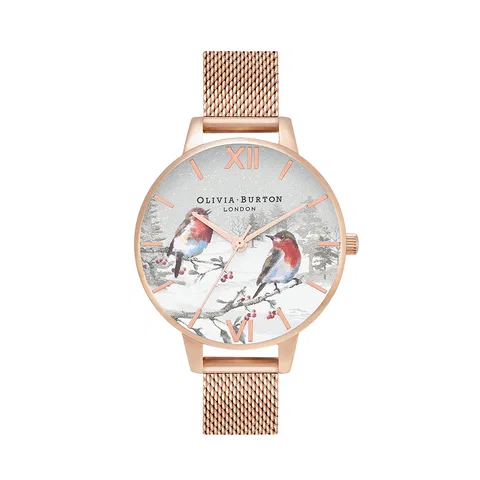 Đồng hồ Olivia Burton Nữ OB16WL93 Dây Mesh 34mm