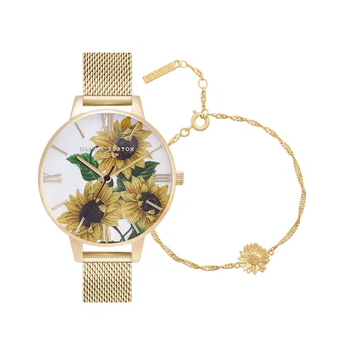 Đồng hồ Olivia Burton Nữ OBGSET165 Dây Mesh 30mm