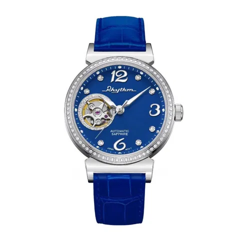 Đồng Hồ Rhythm Nữ AF1623L02 Dây Da 30mm
