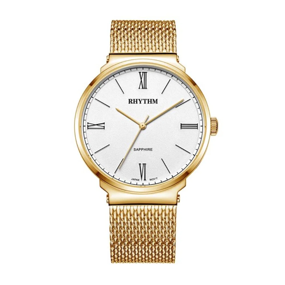 Đồng Hồ Rhythm Nữ F11606S03 Dây Mesh 40mm Đồng Hồ Rhythm Nữ F11606S03 Dây Mesh 40mm
