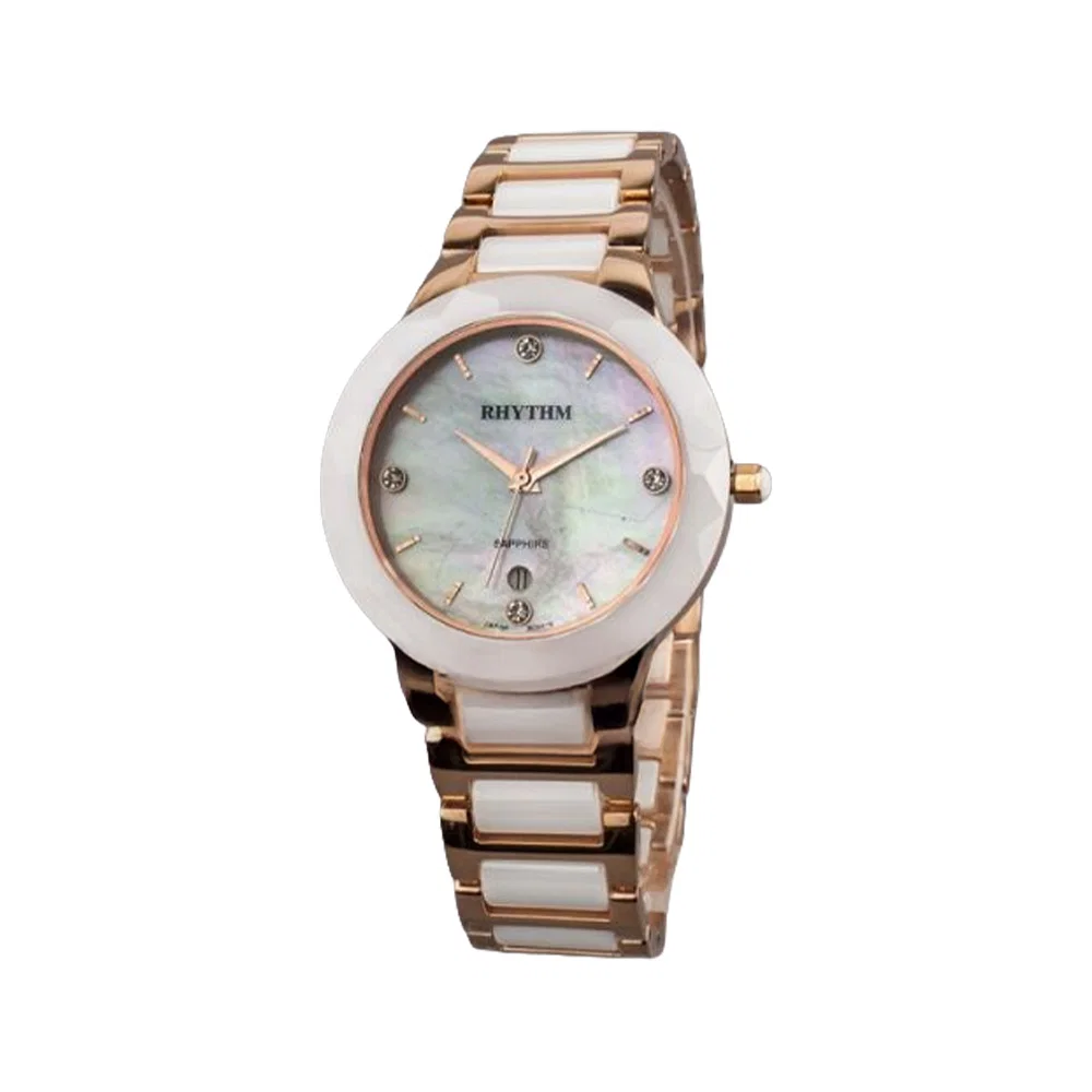 Đồng Hồ Rhythm Nữ F1206T06 Dây Ceramic 32mm Đồng Hồ Rhythm Nữ F1206T06 Dây Ceramic 32mm